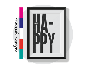 Choose Happy Wall Art