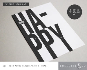 Choose Happy Wall Art 14
