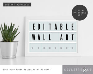 Cinema Sign Wall Art