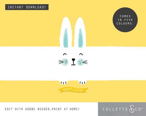 Easter Gift Wrap Bunny 07