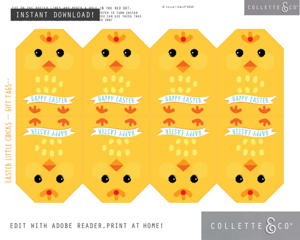 Easter Gift Wrap Little Chick 03