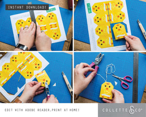 Easter Gift Wrap Little Chick 05