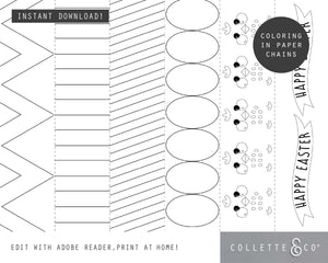 Easter Paper Chains Activity 04