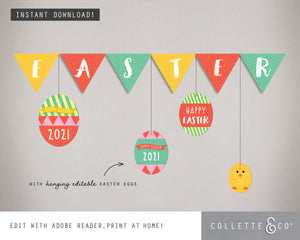 Easter Printable Bunting 03