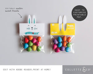 Easter Printable Labels Somebunny Loves You