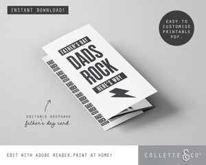 Father's Day Printable Card