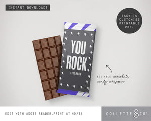 Father's Day Printable Chocolate Wrappers