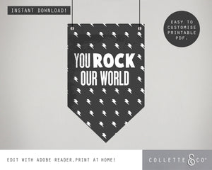 Father's Day Printable Wall Flag