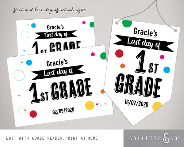 Free Back to School Signs 02