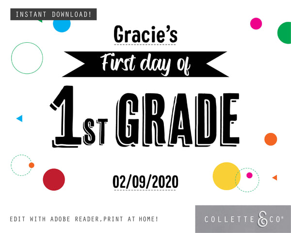 Free Back to School Signs 04