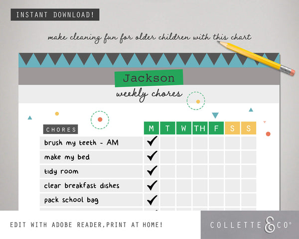 Kids Chore Chart 03