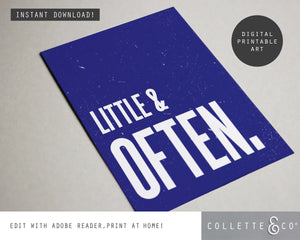 Little & Often Wall Art 15