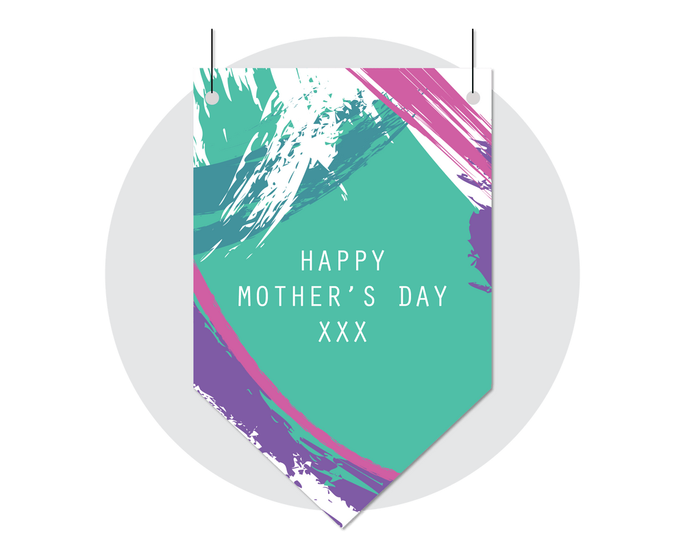 Mother's Day Printable Decor Wall Flag