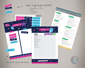 Narwhal Kids Chore Chart 02