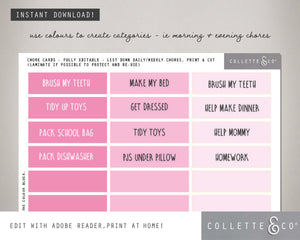 Pamper Kids Chore Chart Planner 02