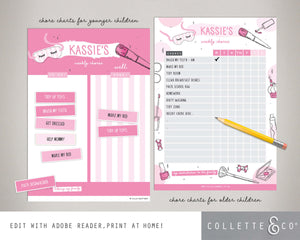 Pamper Kids Chore Chart Planner 06