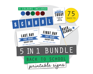 Printable Back to School Sign Pack