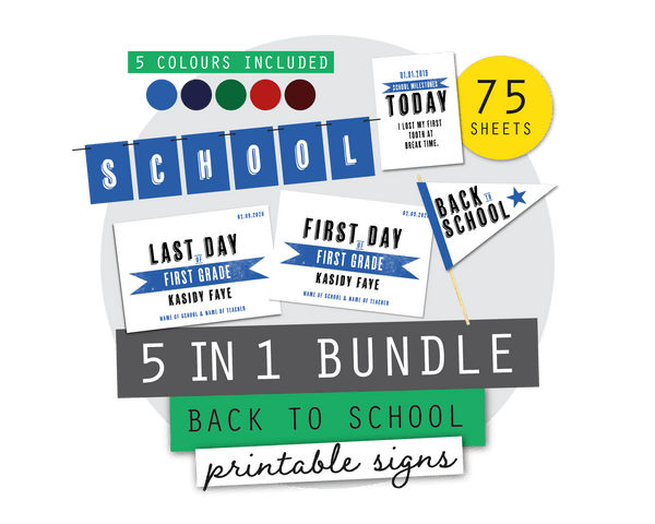 Printable Back to School Sign Pack