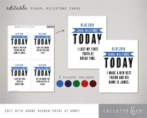 Printable Back to School Sign Pack 02
