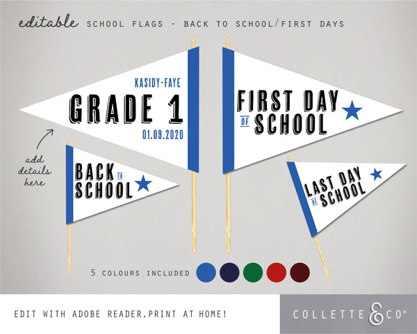 Printable Back to School Sign Pack 04