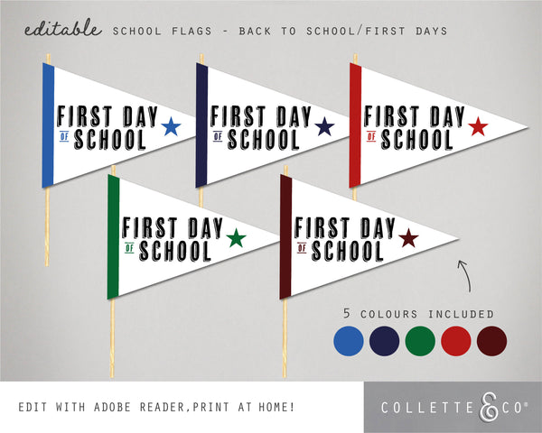 Printable Back to School Sign Pack 09