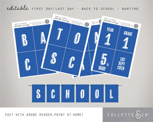 Printable Back to School Sign Pack 10