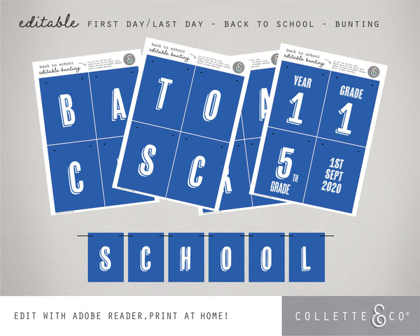 Printable Back to School Sign Pack 10
