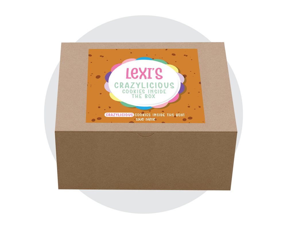 Printable Baking Box Label