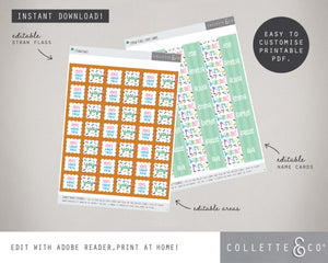Printable Baking Food Flags 02