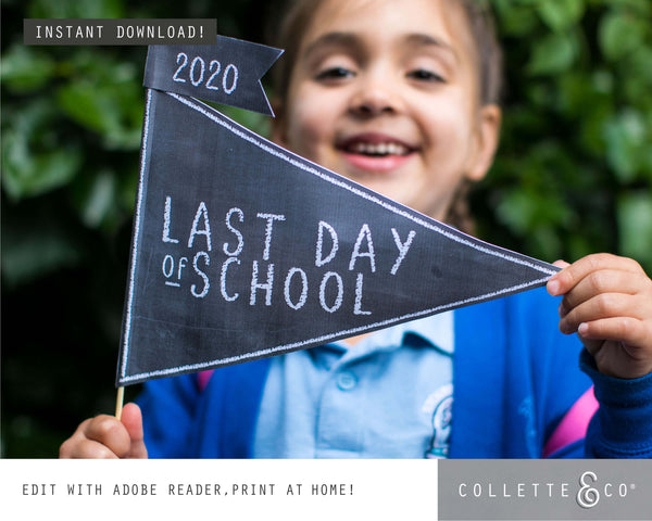 Printable Chalkboard Back to School Sign Pack 07