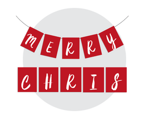 Printable Christmas Bunting