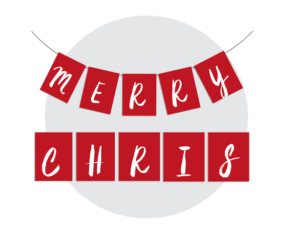 Printable Christmas Bunting