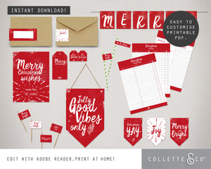 Printable Christmas Decor Bundle 04