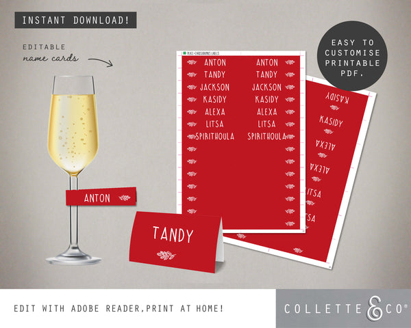 Printable Christmas Dinner Party