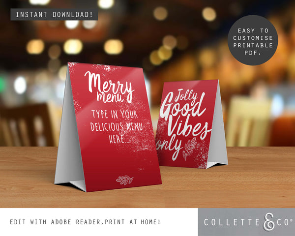 Printable Christmas Dinner Party 02
