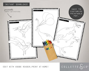 Printable Dinosaur Colouring Pages