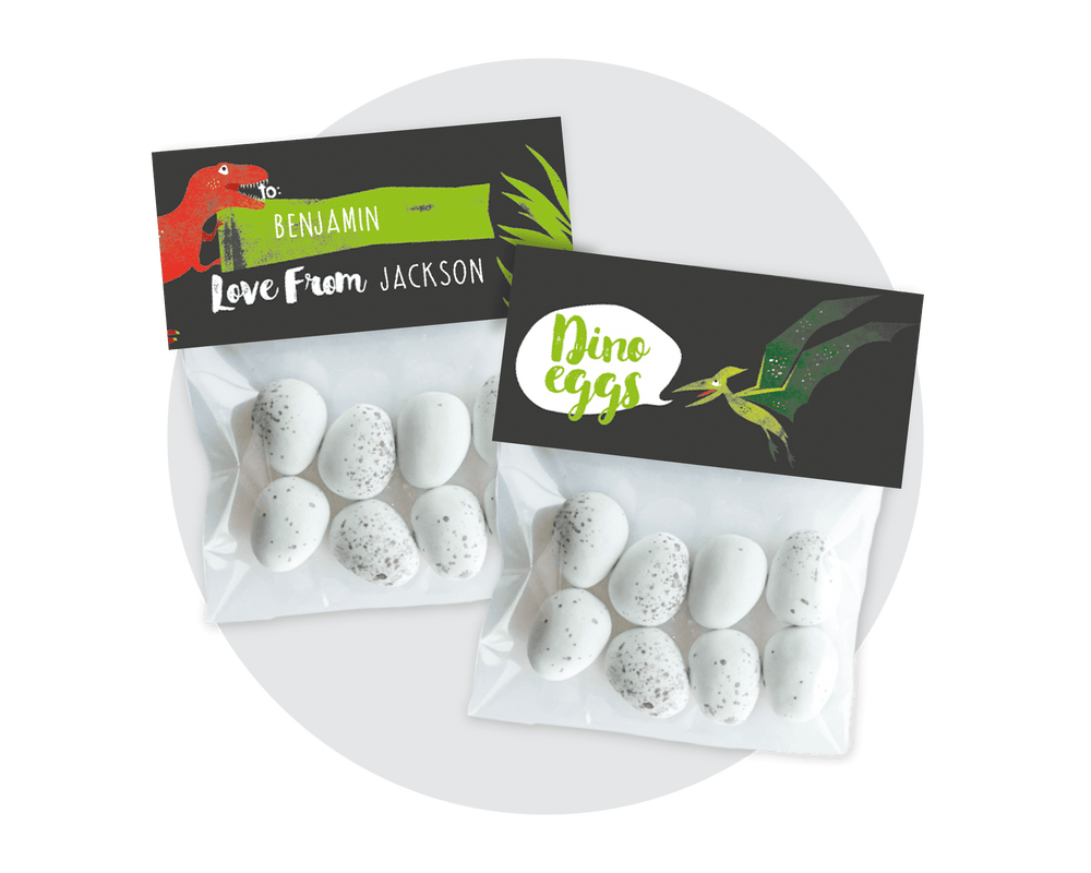 Printable Dinosaur Eggs Favour Labels 01