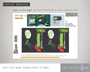 Printable Dinosaur Eggs Favour Labels 03