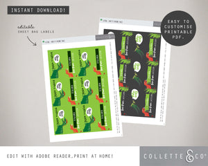 Printable Dinosaur Favour Labels 02