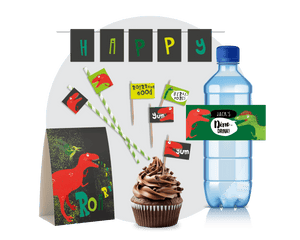 Printable Dinosaur Food Decor