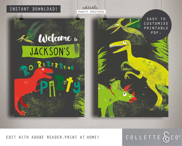 Printable Dinosaur Poster 03
