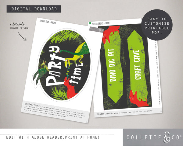 Printable Dinosaur Room Sign 04