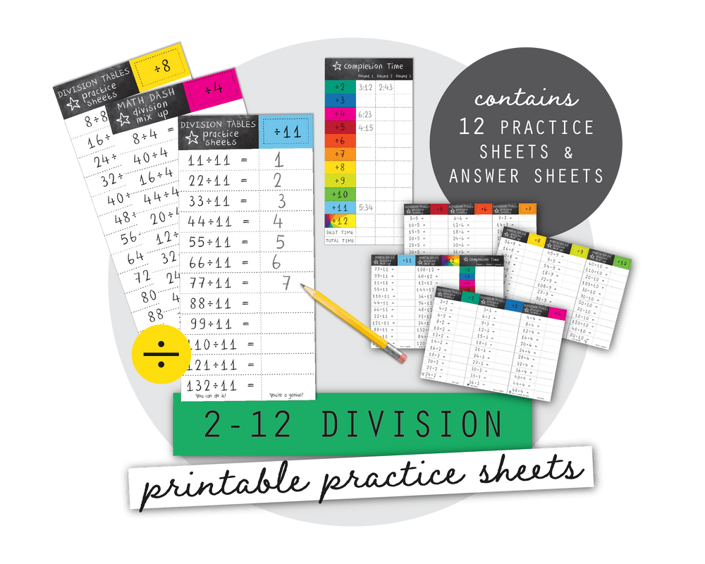 Printable Division Practice Sheets