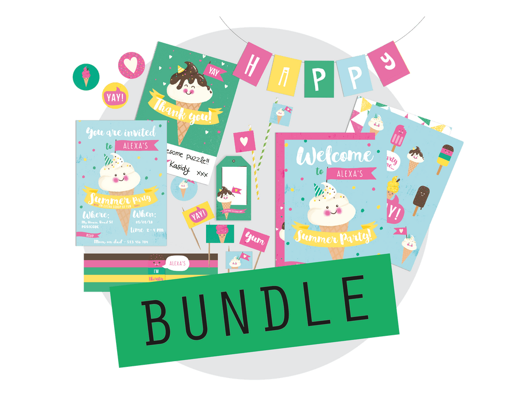 Printable Ice Cream Bundle