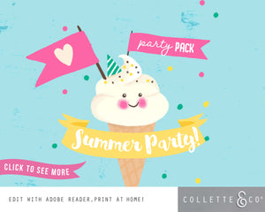 Printable Ice Cream Cover