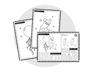 Printable Llama Activity Sheets