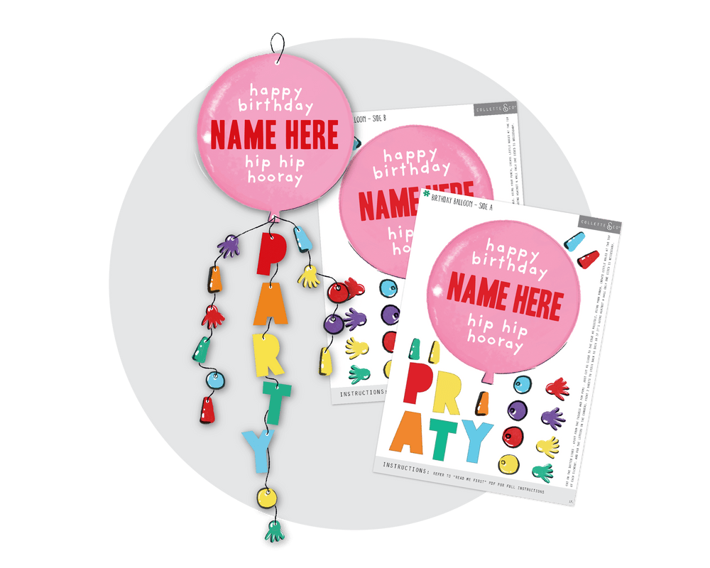Printable Llama Balloon