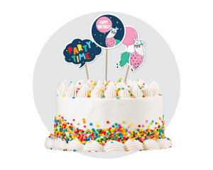 Printable Llama Cake Topper