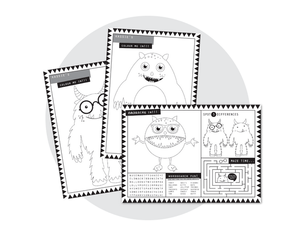 Printable Monster Activities