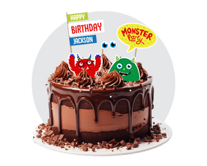 Printable Monster Cake Topper